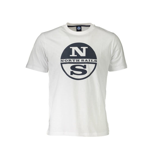 North Sails White Cotton Men's T-Shirt
