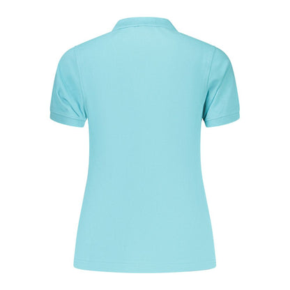 Norway 1963 Azzurro Cotton Womens Polo