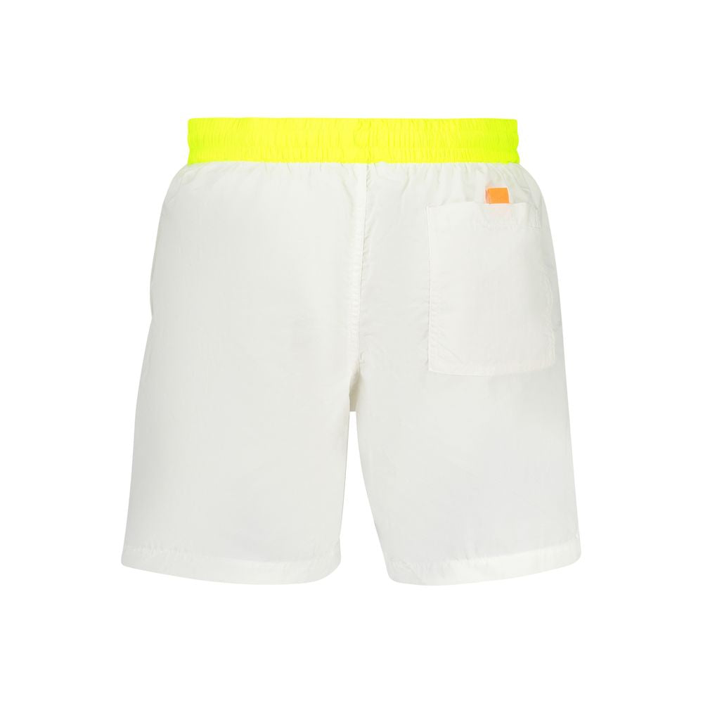 Norway 1963 Bianco Poliammide Mens Swim Boxer