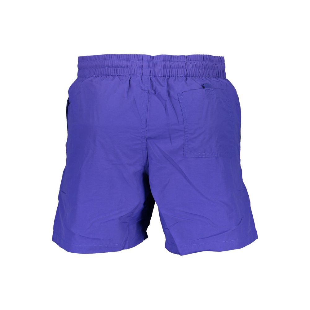 Norway 1963 Blu Poliammide Men's Swim Boxer