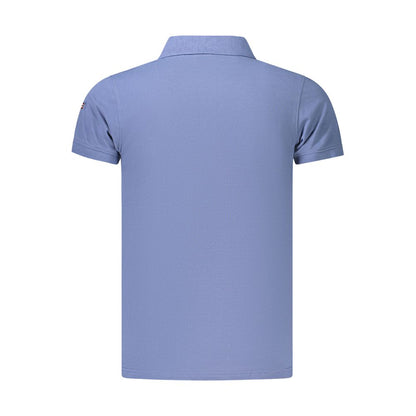 Norway 1963 Blue Cotton Men's Polo Shirt