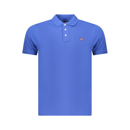 Norway 1963 Blue Cotton Men's Polo Shirt
