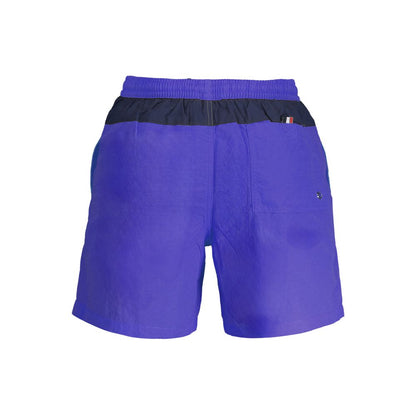 Norway 1963 Blue Polyester Men's Swim Trunk