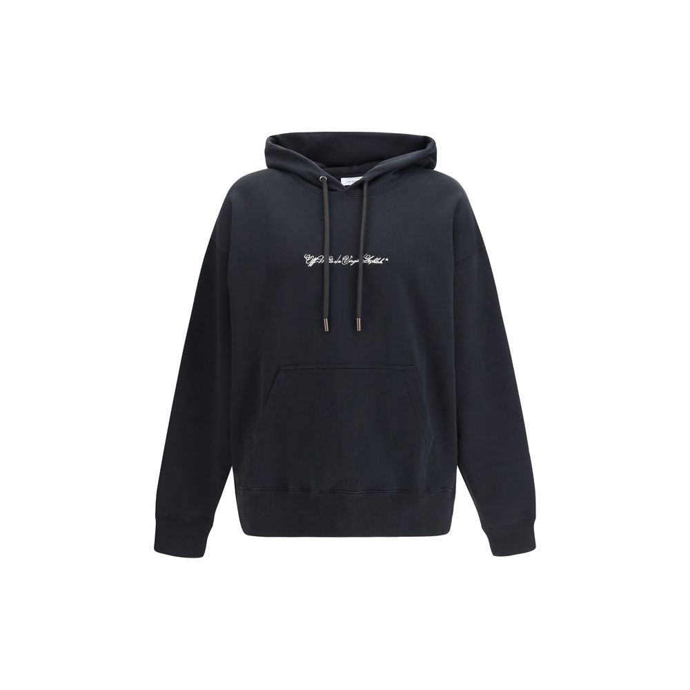Off-White Black Cotton Sweatshirt