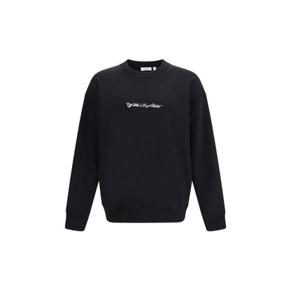 Off-White Black Cotton Sweatshirt