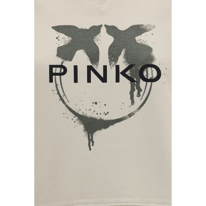 PINKO Beige Cotton Sweatshirt