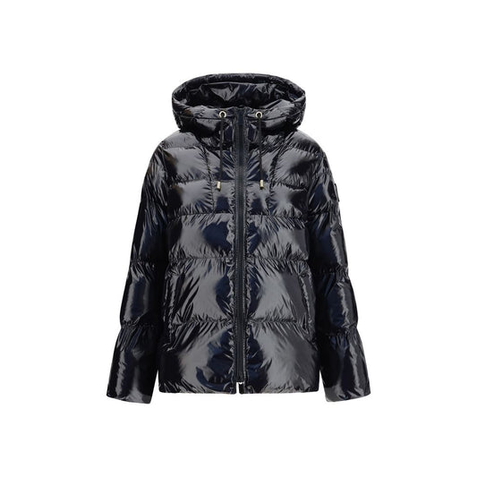 PINKO Black Polyamide Full-Length Jacket