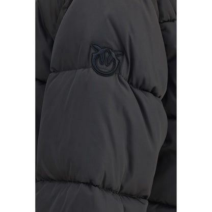 PINKO Brown Goose Down Full-Length Jacket