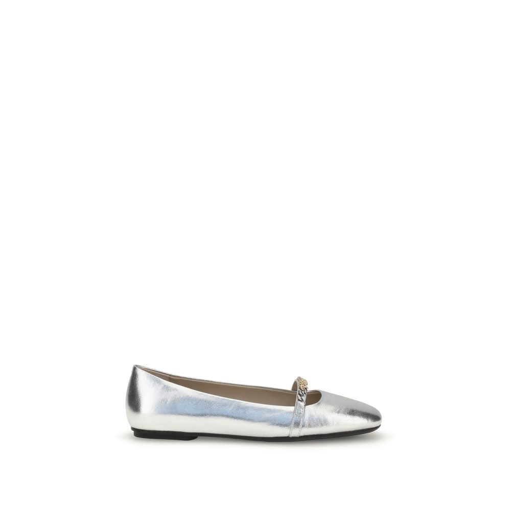 PINKO Metallic Ballerinas
