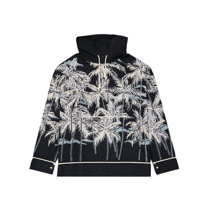 Palm Angels Black Cotton Sweatshirt