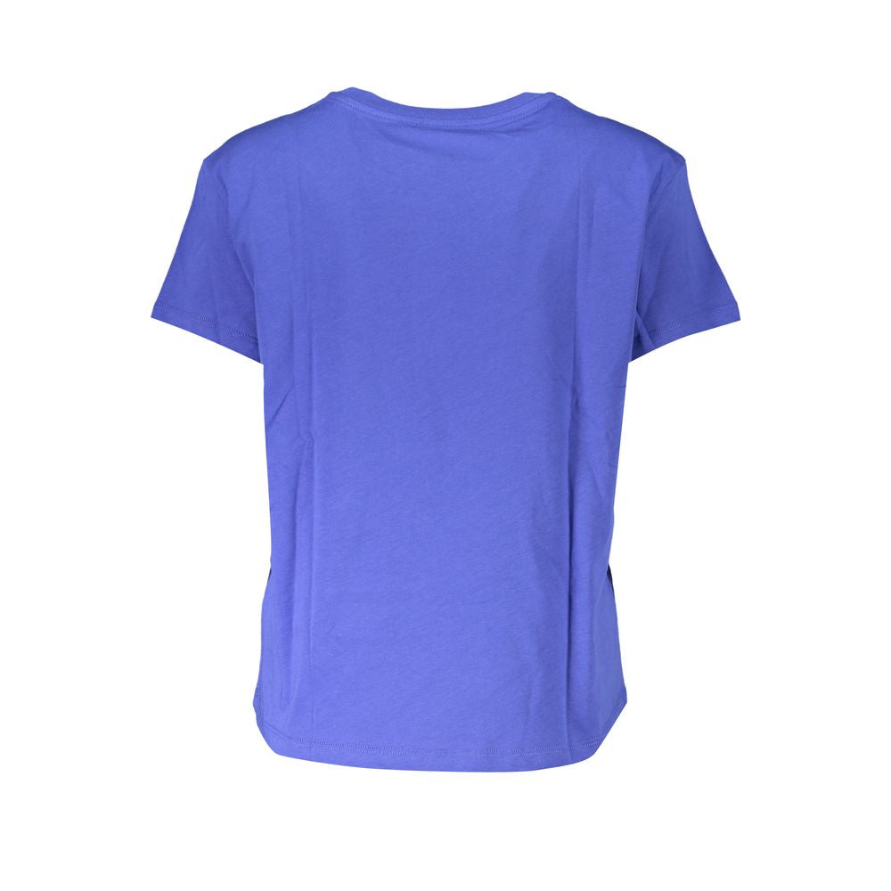Patrizia Pepe Blue Cotton Women T-Shirt