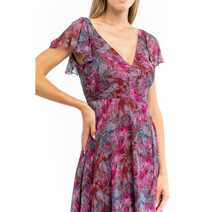 Patrizia Pepe Purple Polyester Casual Dress