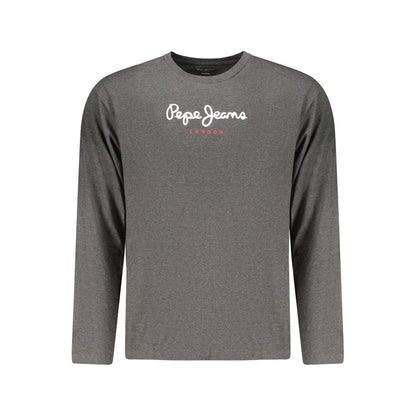 Pepe Jeans Grigio Cotton Men T-Shirt