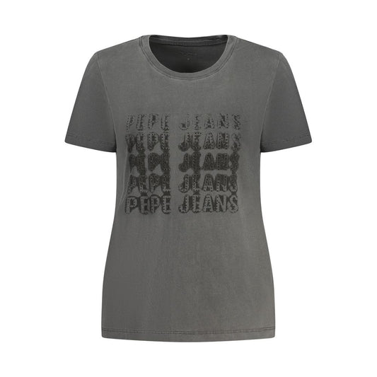 Pepe Jeans Nero Cotton Women T-Shirt