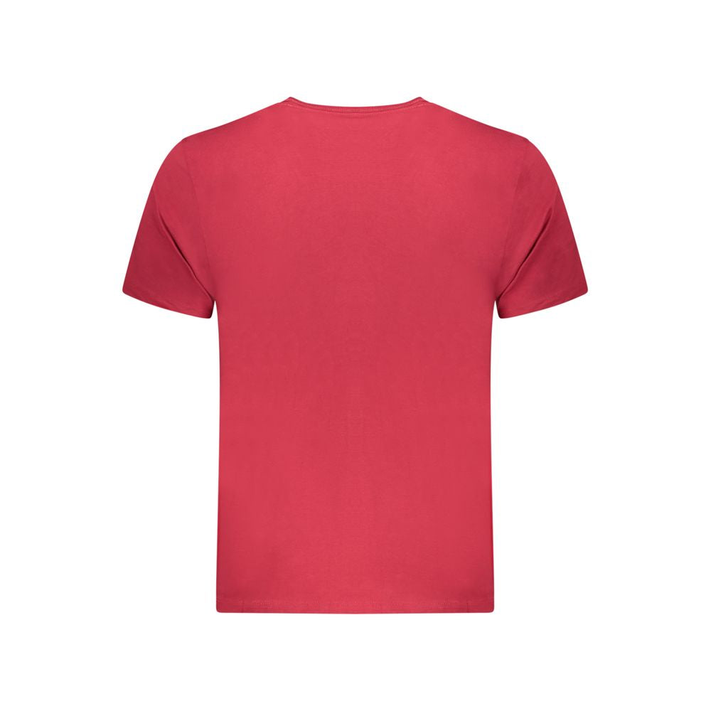 Pepe Jeans Rosso Cotton Men T-Shirt