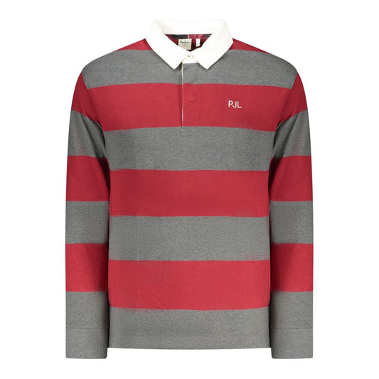 Pepe Jeans Rosso Cotton Mens Polo Shirt