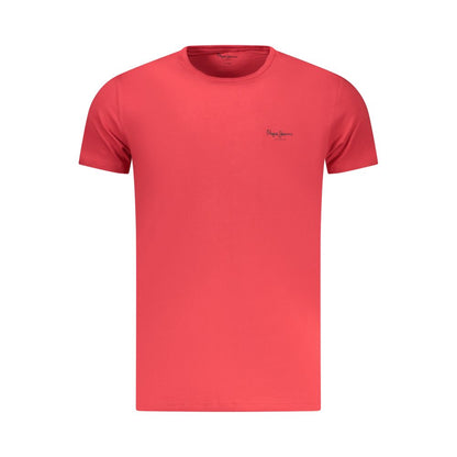 Pepe Jeans Rosso Cotton Men's T-Shirt