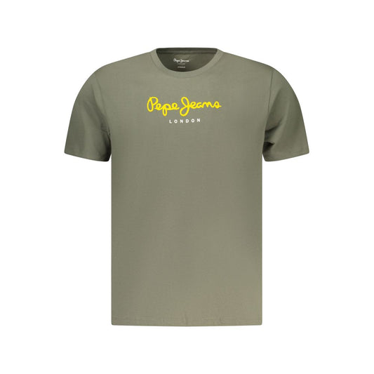 Pepe Jeans Verde Cotton Men T-Shirt