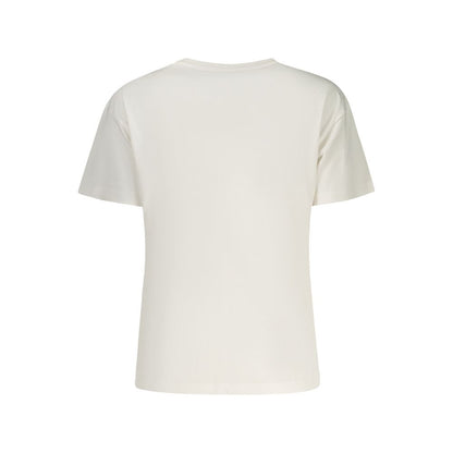 Pepe Jeans White Cotton Women T-Shirt