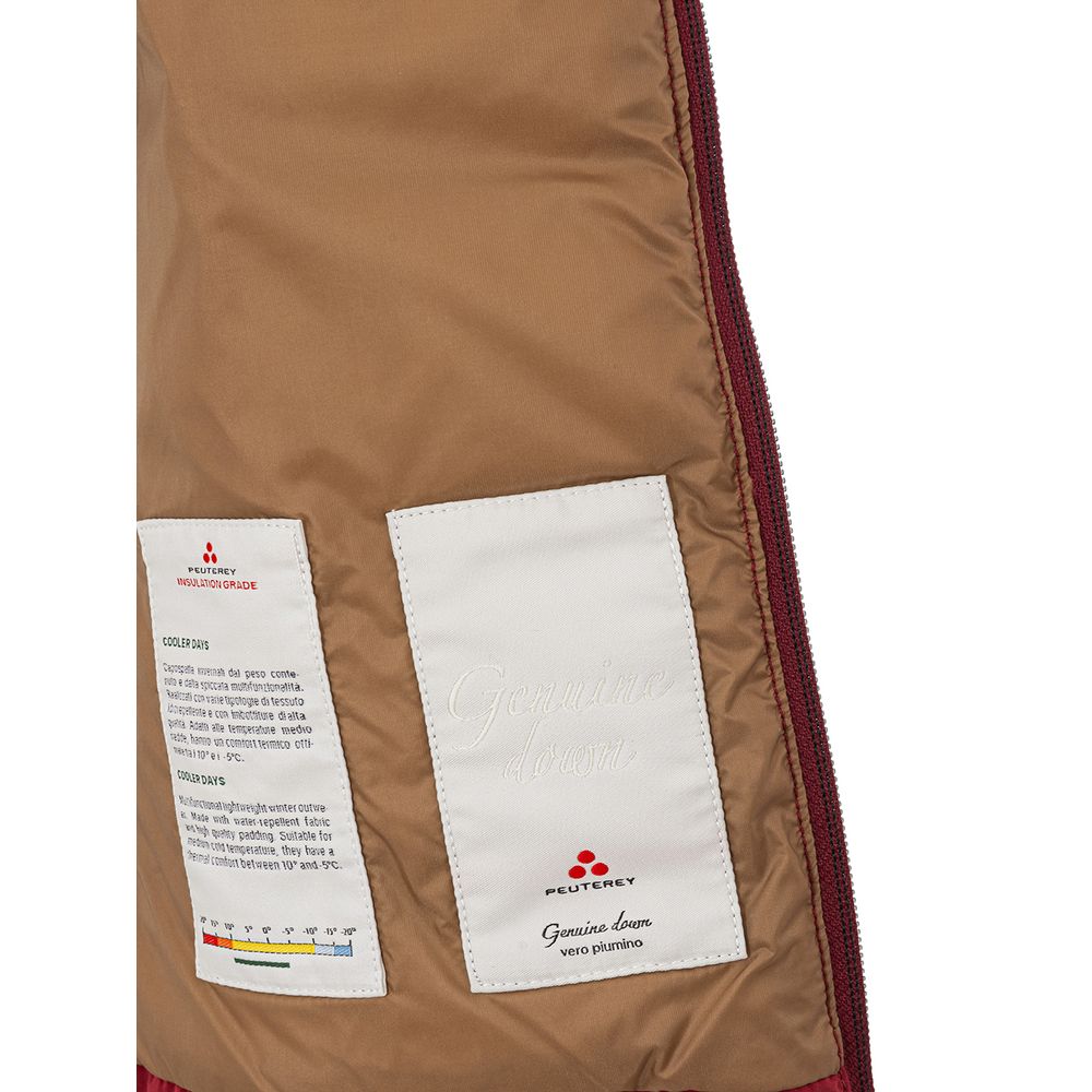Peuterey Bordeaux Polyester Jackets & Coat