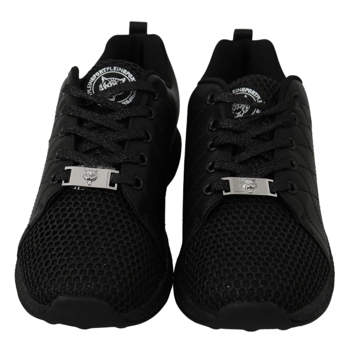 Philipp Plein Black Casual Running Sneakers Shoes