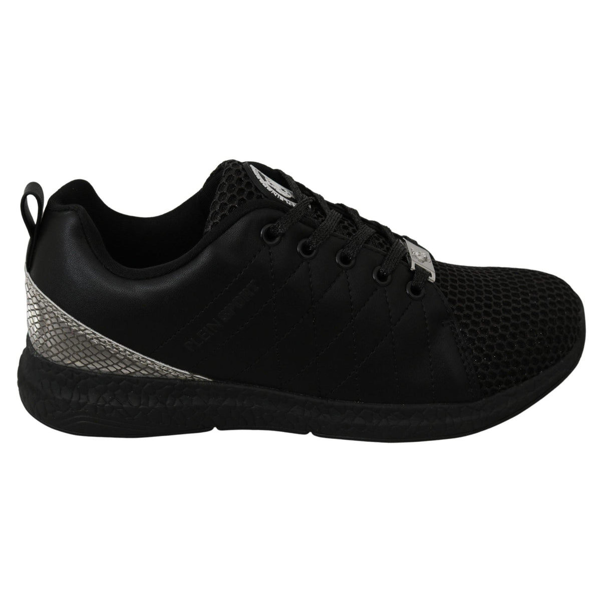 Philipp Plein Black Casual Running Sneakers Shoes