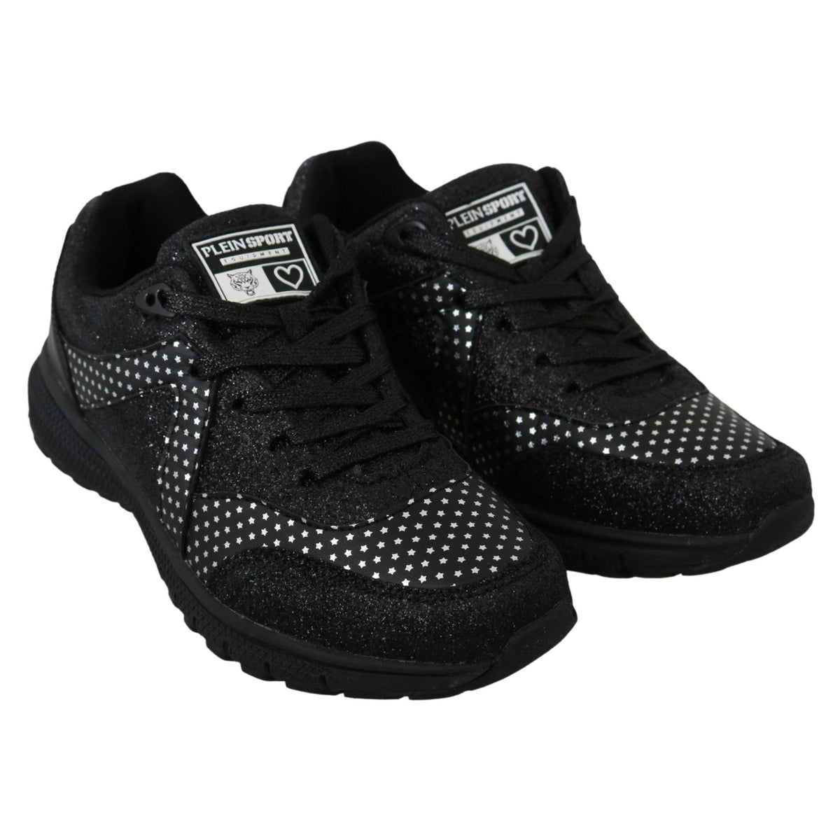 Philipp Plein Black Running Jasmines Sneakers Shoes