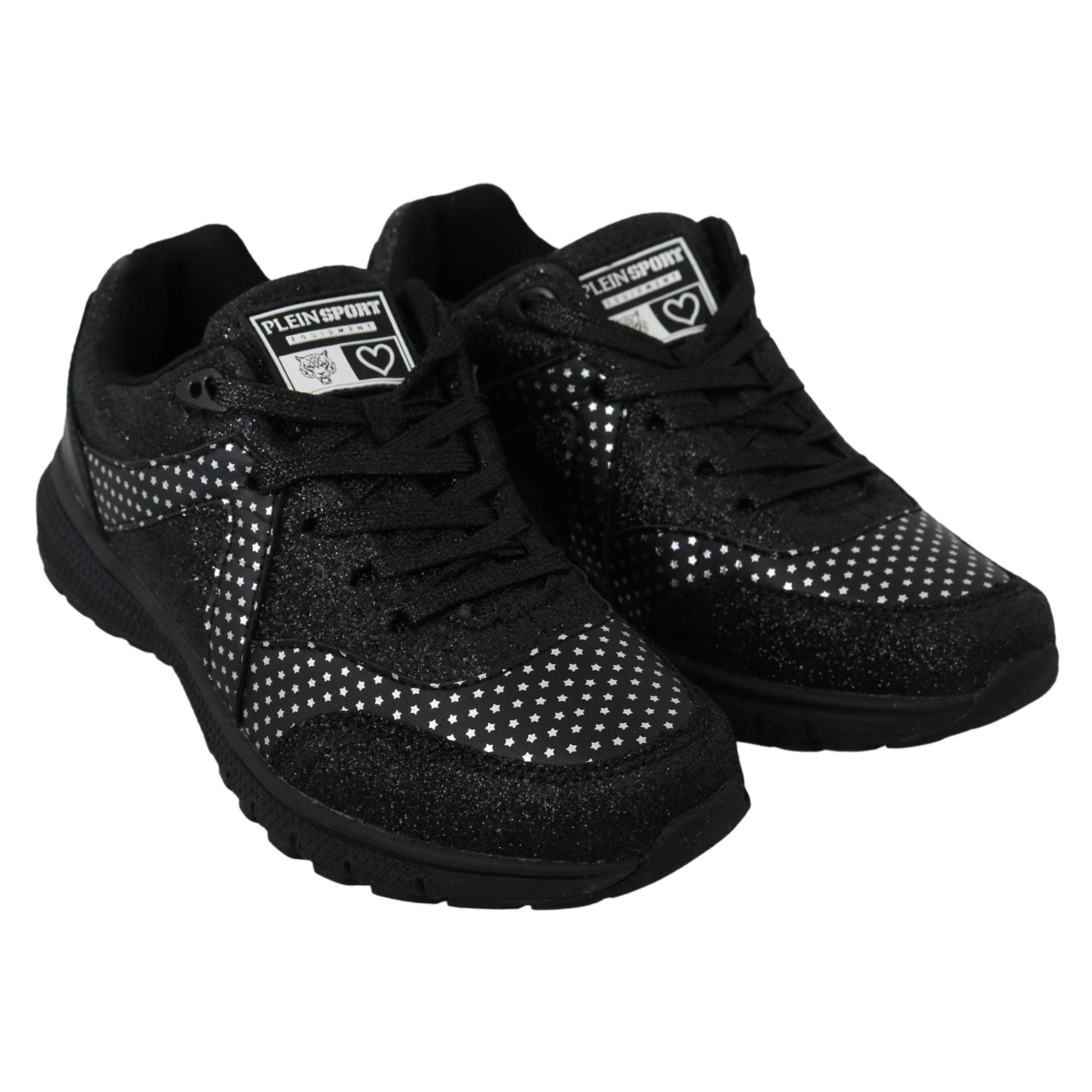 Philipp Plein Black Running Jasmines Sneakers Shoes