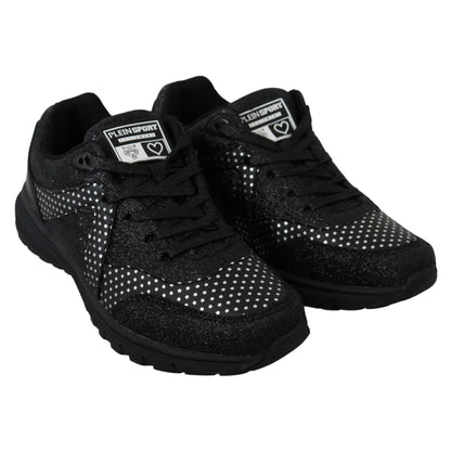 Philipp Plein Black Running Jasmines Sneakers Shoes