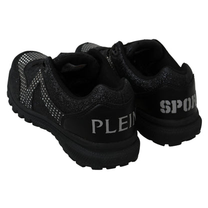 Philipp Plein Black Running Jasmines Sneakers Shoes