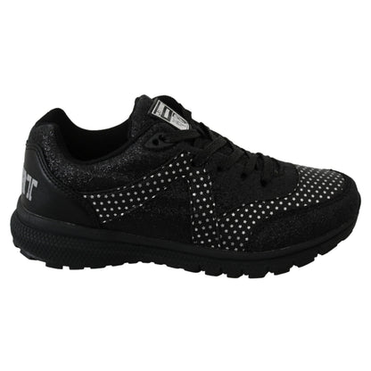 Philipp Plein Black Running Jasmines Sneakers Shoes