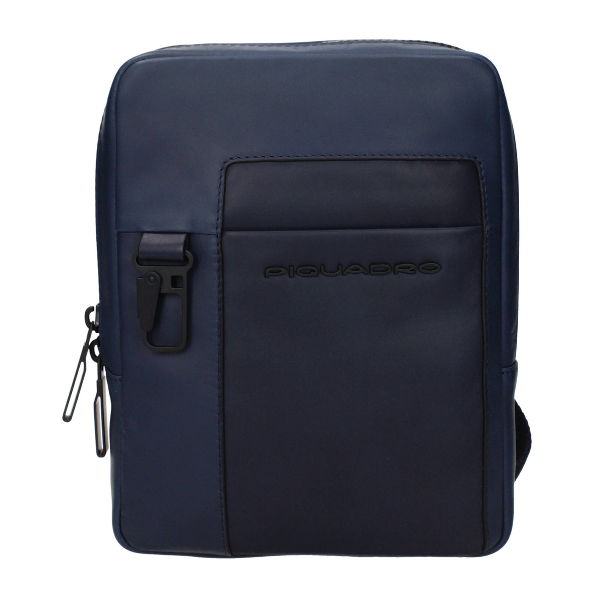 Piquadro Blue Leather Crossbody Bag