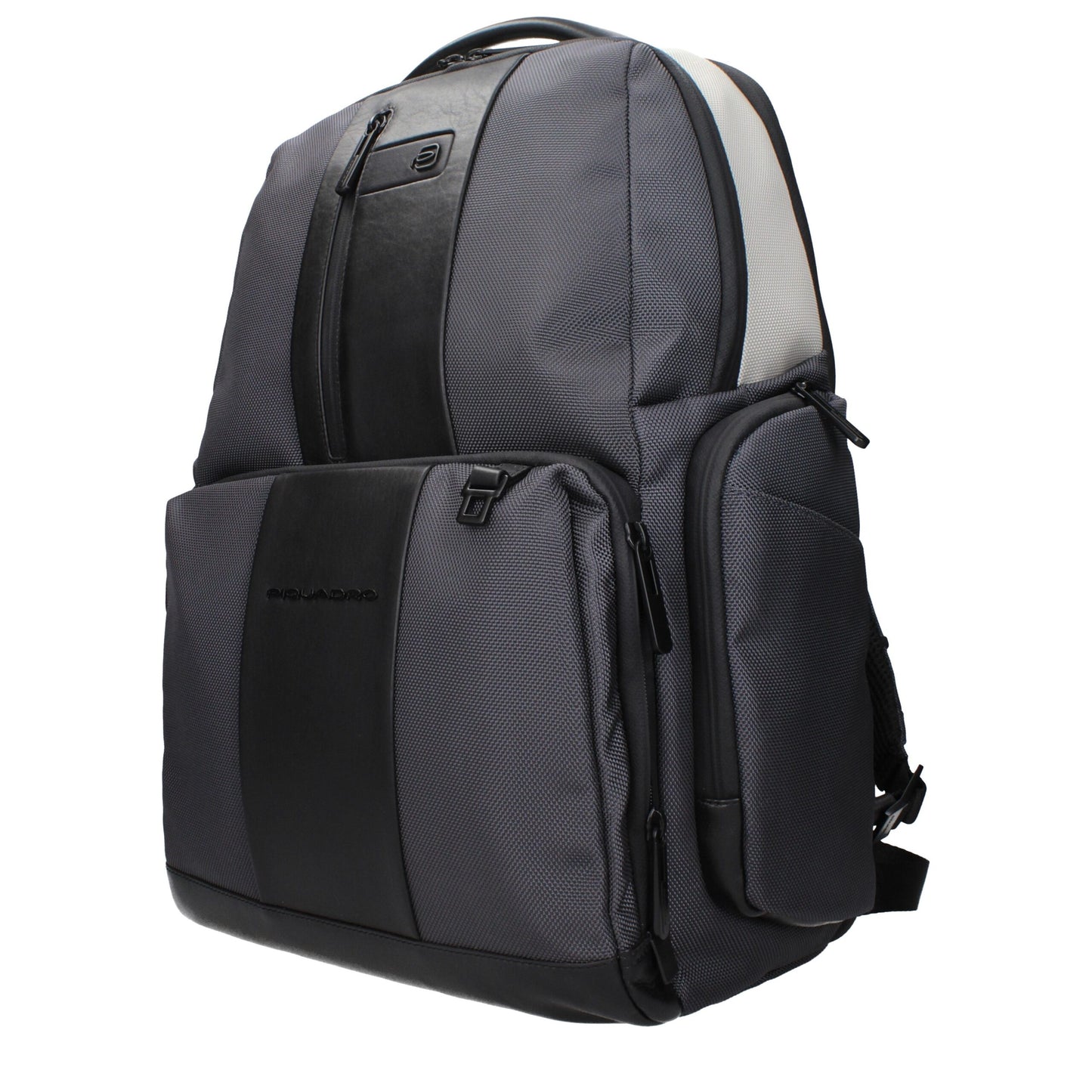 Piquadro Gray Nylon Backpacks