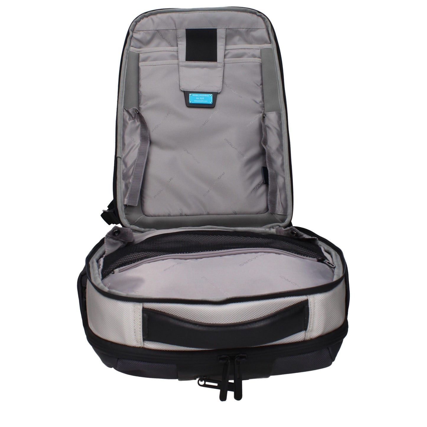Piquadro Gray Nylon Backpacks