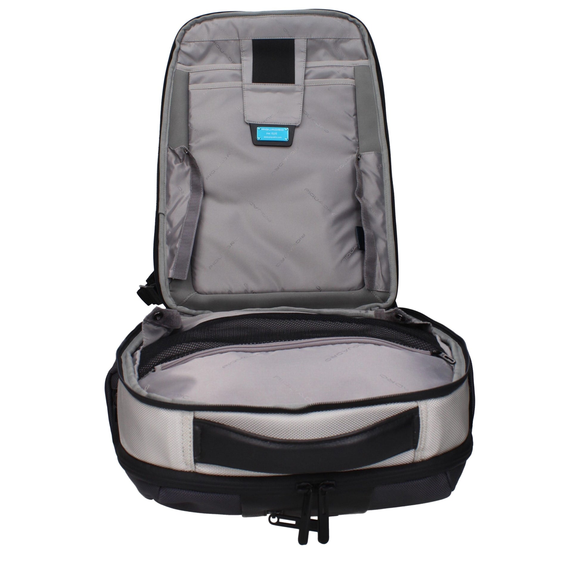 Piquadro Gray Nylon Backpacks