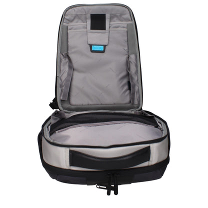 Piquadro Gray Nylon Backpacks