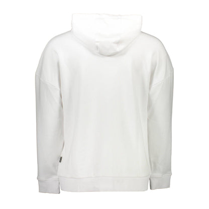 Plein Sport Bianco Cotton Men Sweatshirt