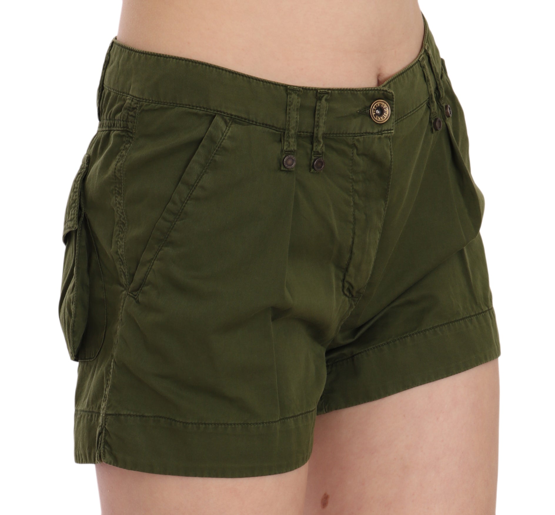 Plein Sud Bomuld Mini Shorts-Modeoutlet