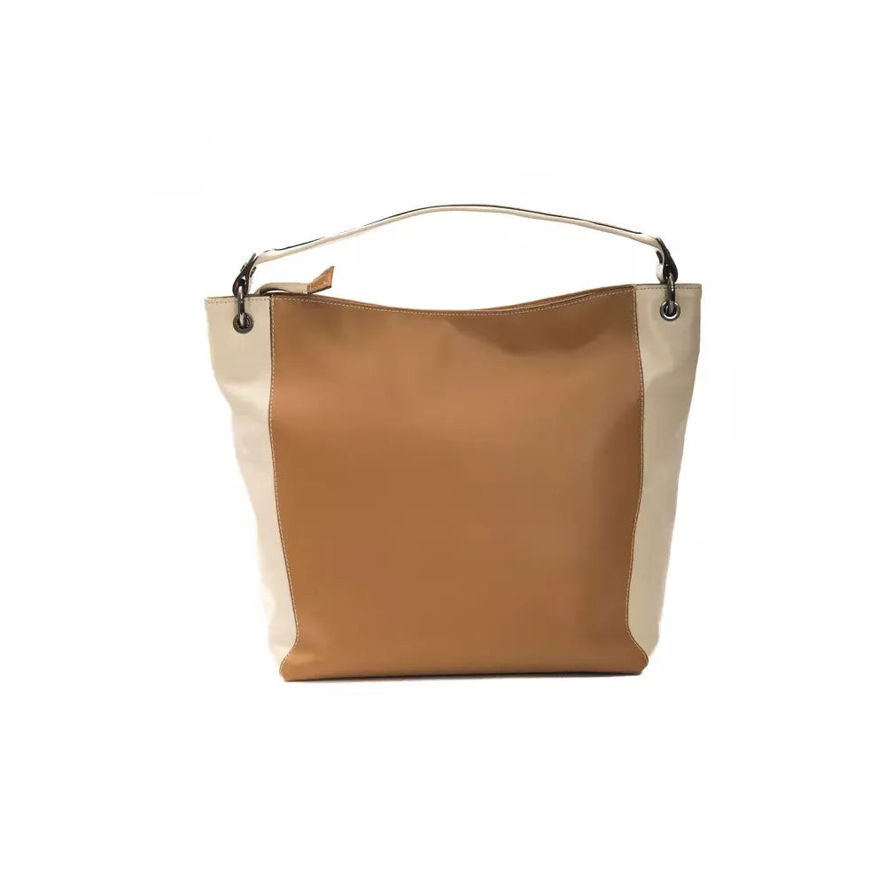 Pompei Donatella Brown Leather Women Shoulder Bag