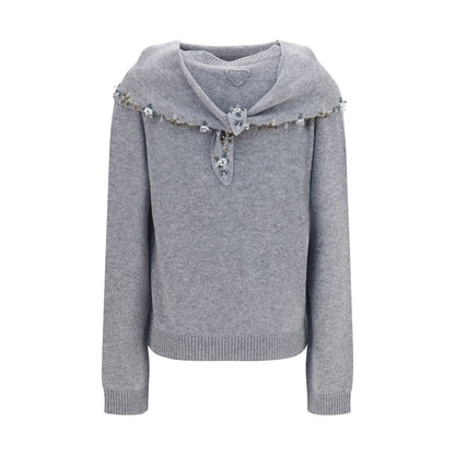 Prada Gray Cashmere Sweatshirt