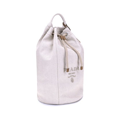 Prada Linen Bucket Bag