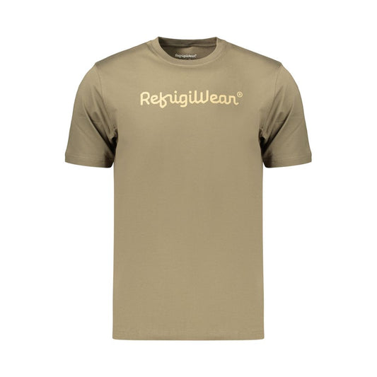 Refrigiwear Green Cotton Men's T-Shirt