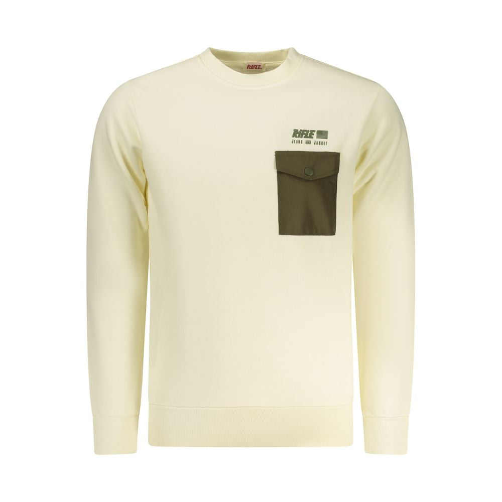 Rifle Bianco Cotton Mens Sweatshirt