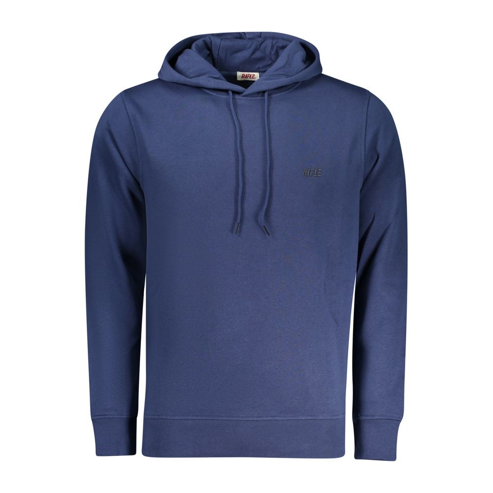 Rifle Blue Cotton Men Sweatshirt