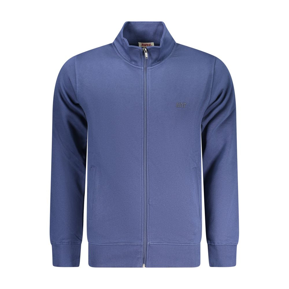 Rifle Blue Cotton Men Sweatshirt