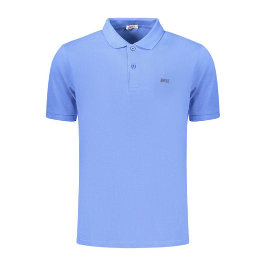 Rifle Blue Cotton Men's Polo Shirt