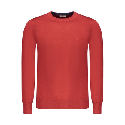 Rifle Red Wool Men Sweater