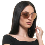Roberto Cavalli Rose Gold Women Sunglasses-Modeoutlet