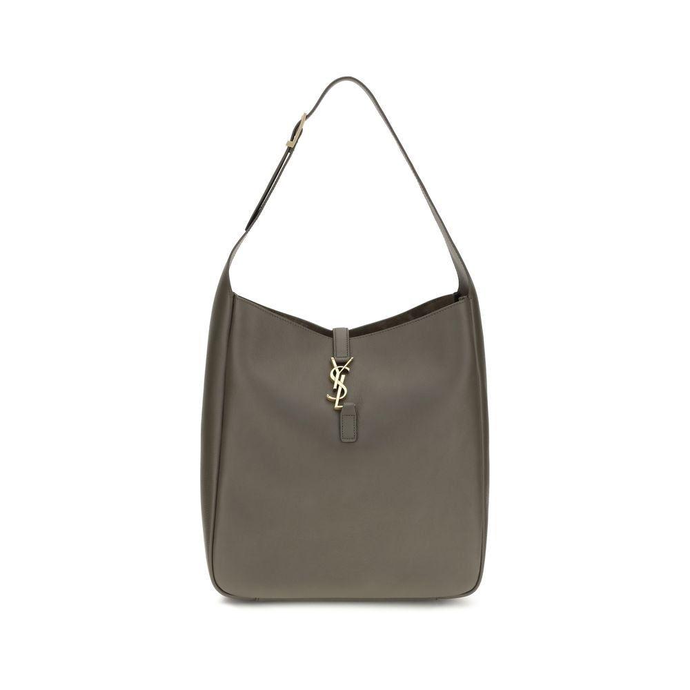 Saint Laurent Bicolor Calf Leather Bos Taurus Shoulder Bag