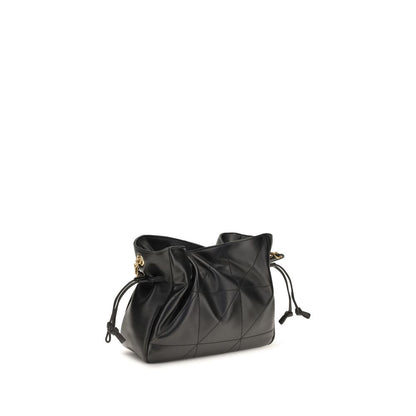 Saint Laurent Black Lamb Ovis Aries Aries Shoulder Bag